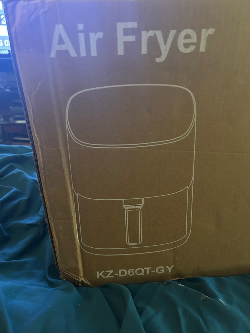 Gray Air Fryer - Compact Electric Air Fryer (Gray)